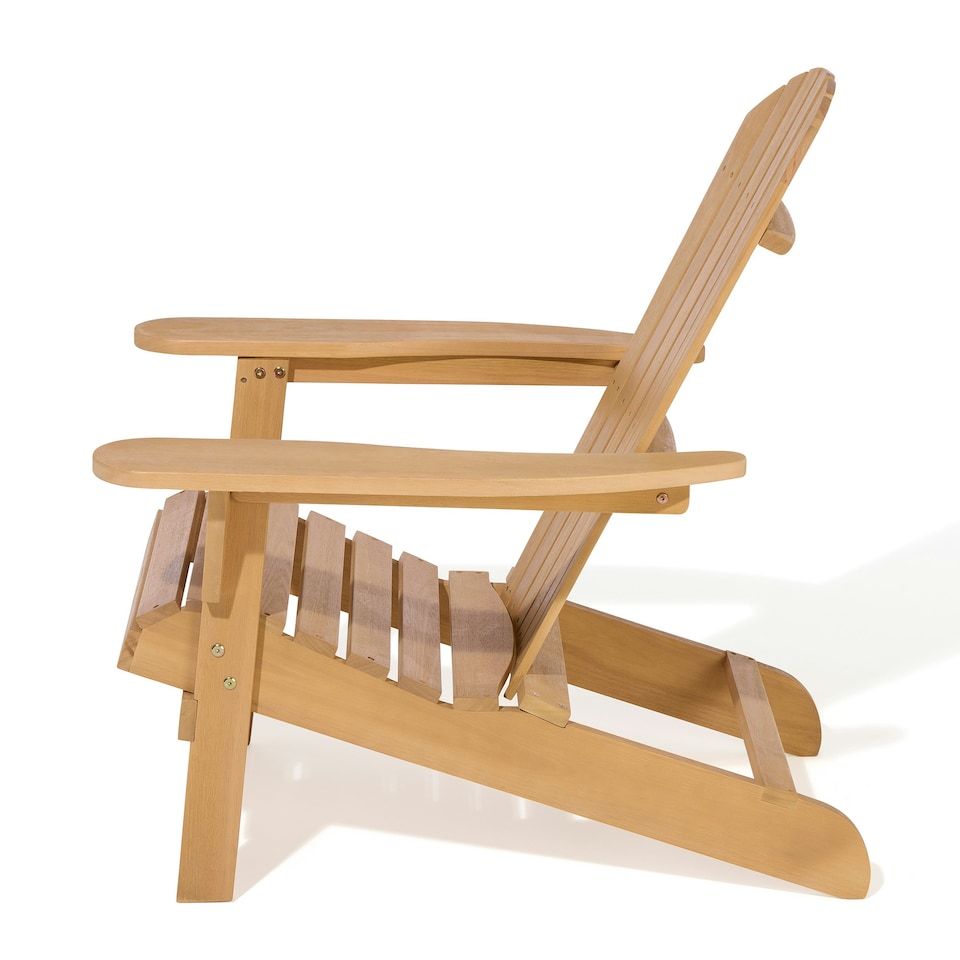 image 1 of Rowlinson Sandown Adirondack Chair N/A | Natural