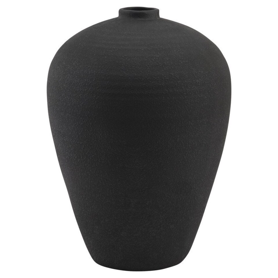 image 1 of Tall Astral Vase - Ceramic - L40 x W40 x H57 cm - Matt Black