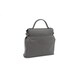 image 2 of Eastern Counties Leather Katrina Leather Buckle Detail Handbag - Black/Ivory - One Size | Black
