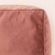image 6 of Natalia Velvet Adults Bean Bag Armchair and Pouffe, Ready Filled Large Beanbag and Footstool Dusk Pink | Pink | Dusk Pink | XL | 2