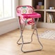 image 10 of BiBi Doll Folding Travel Nursery Set High Chair Cot Bed Pink Doll Accessories for 20 Inch Dolls
