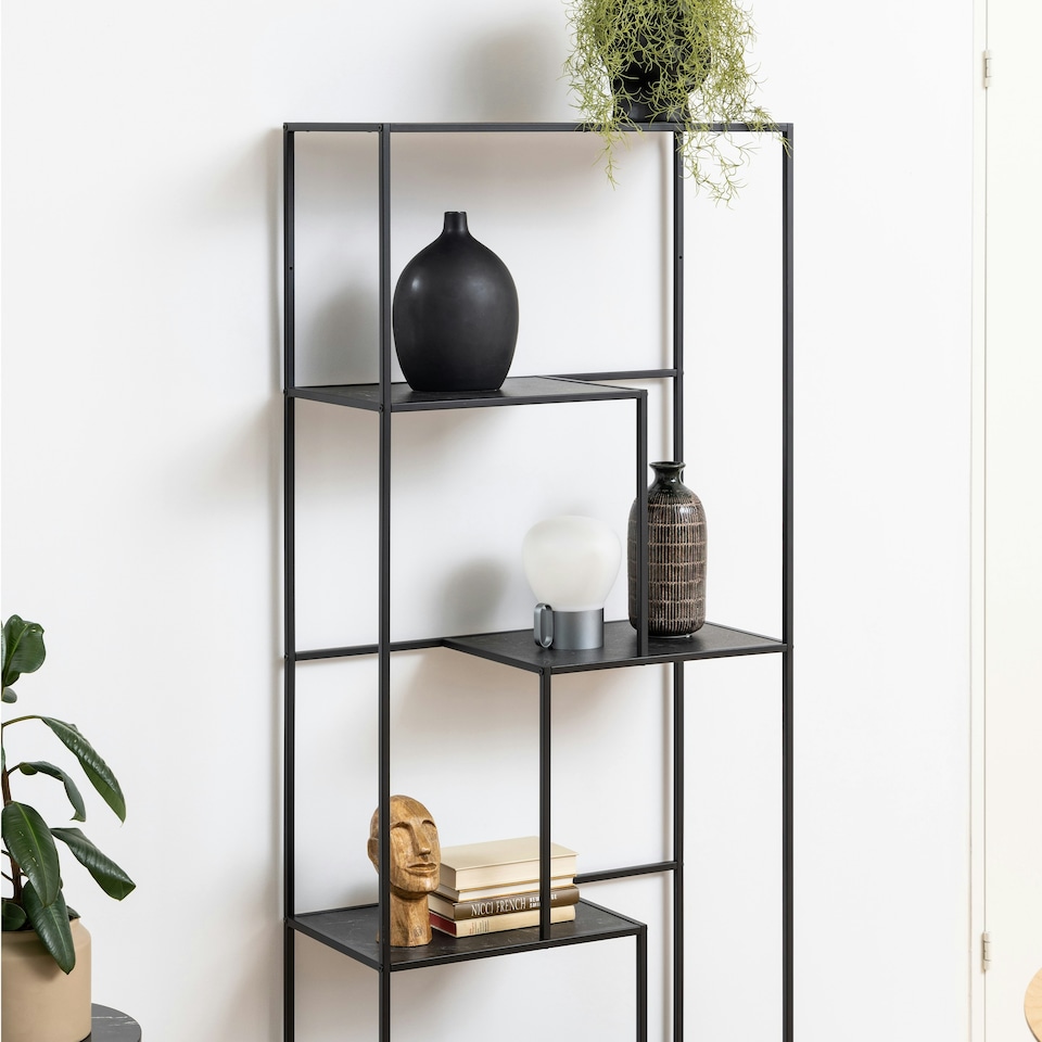 image 1 of Infinity Bookcase with 4 shelves in Black