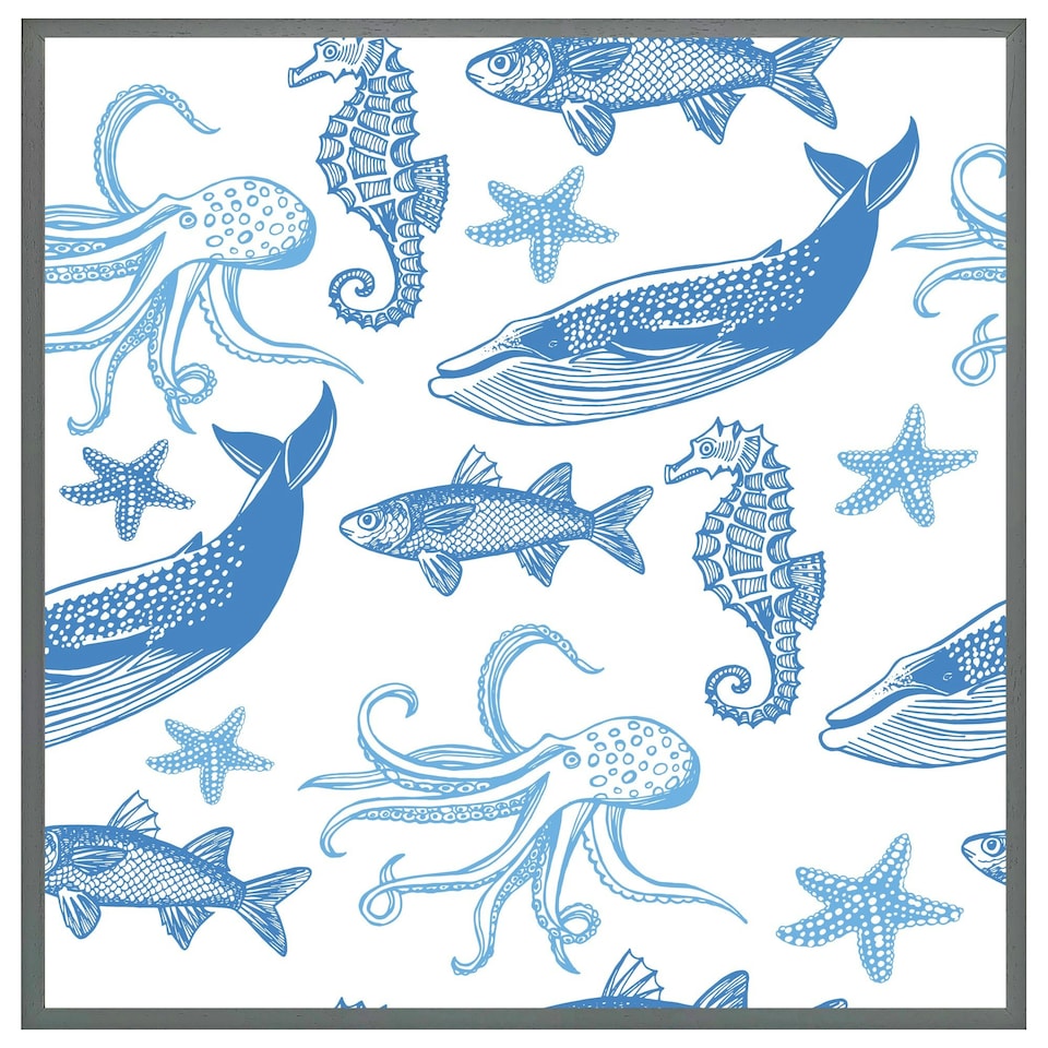 image 1 of Sealife (Picture Frame) White | L