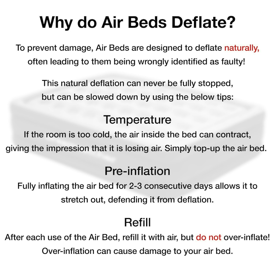 image 1 of Dreamcatcher Double Inflatable Blow Up Mattress Air Bed Integrated built-in pump Grey