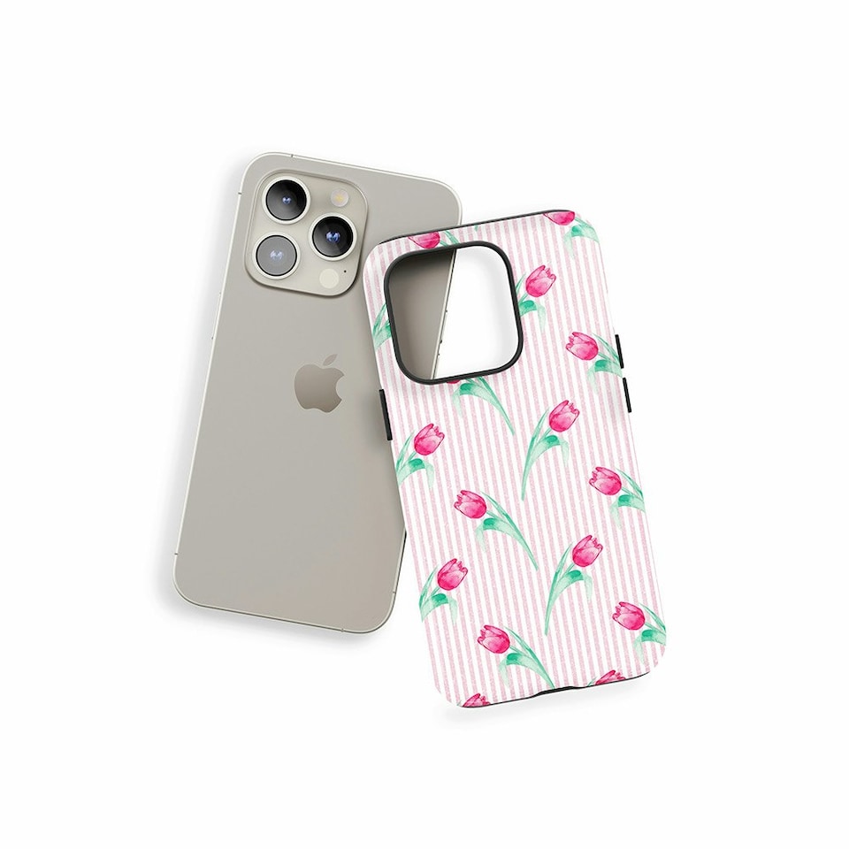 image 1 of Tulips Phone Case | Pink | Galaxy S25
Tough | Galaxy S25
Tough