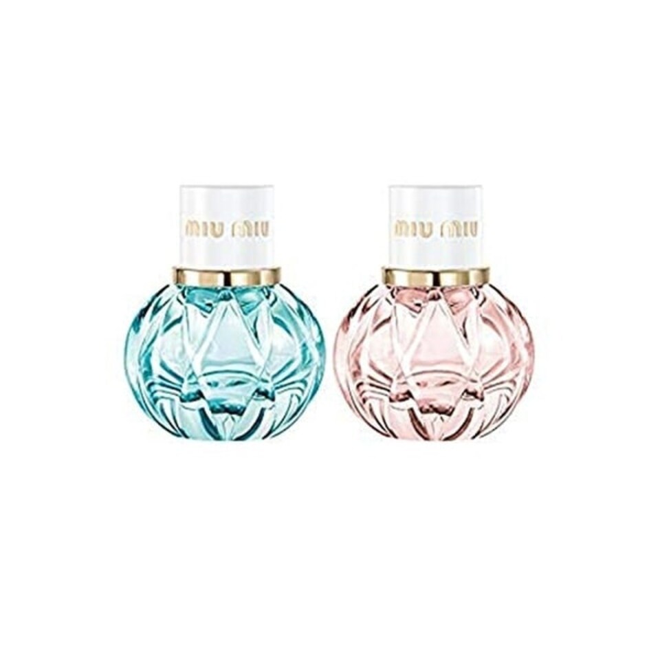 image 1 of Miu Miu L?Eau Gift Set 20ml Miu Miu L?Eau Bleue EDP + 20ml Miu Miu L?Eau Rosée EDP