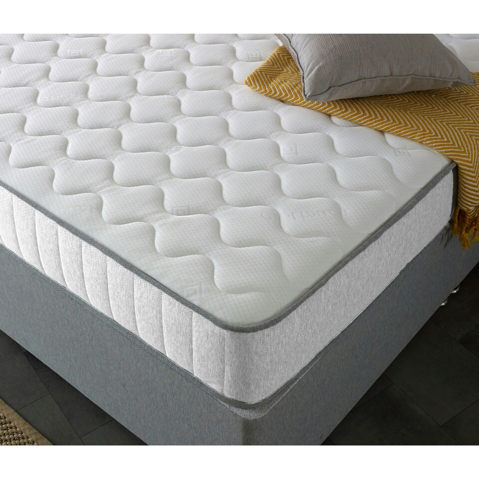 image 1 of Victoria White Castle Hybrid Mattress - Plush Comfort, Durable Design White | Small Single