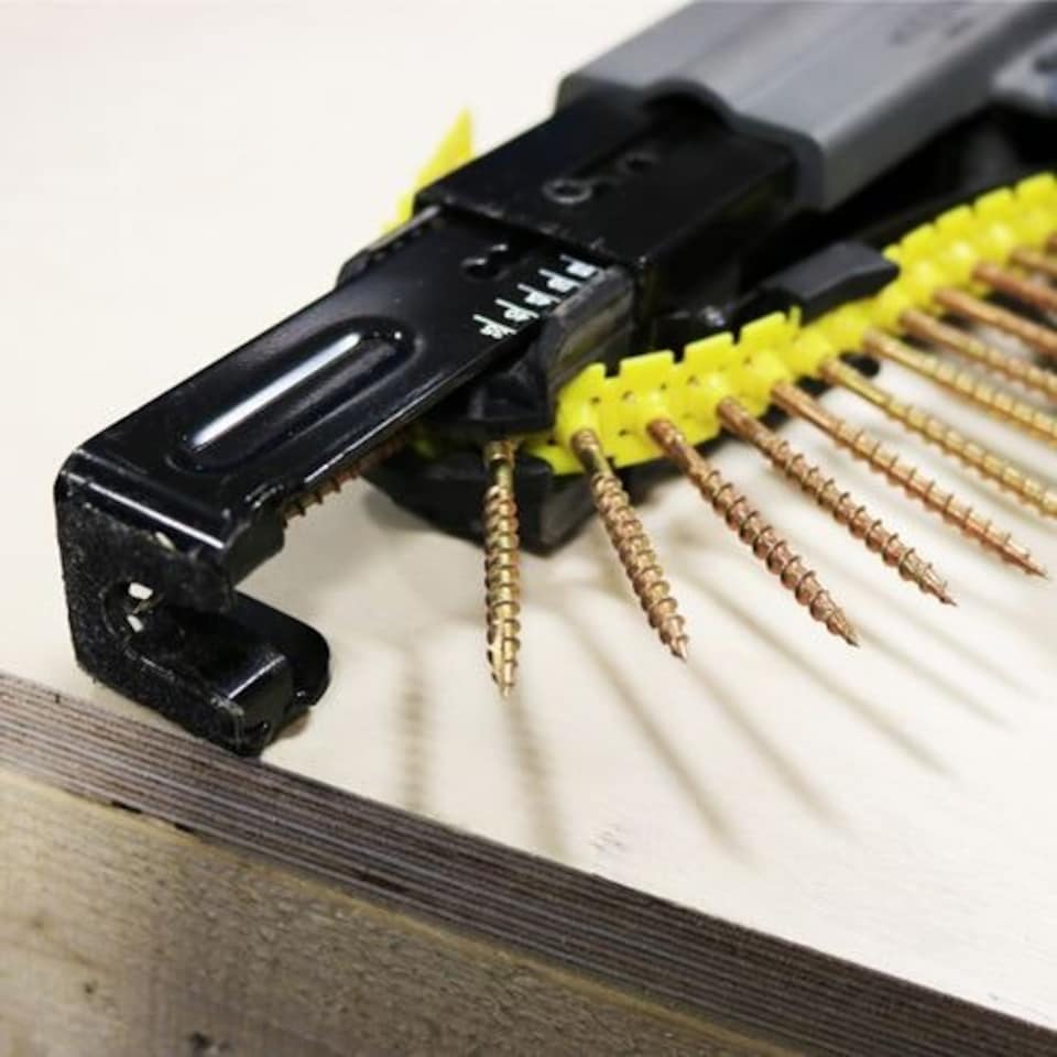 image 1 of Timco - Solo Collated Chipboard & Woodscrews - PH - Double Countersunk - Yellow (Size 4.2 x 50 - 1000 Pieces)