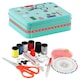 image 2 of GEEZY Sewing Kit Portable Travel Storage Box Green