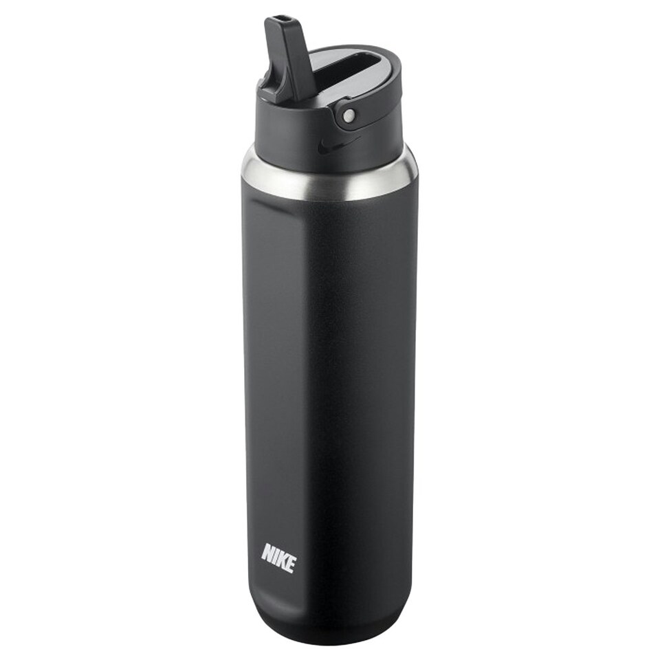 image 1 of Nike Recharge Straw Water Bottle - Black - One Size