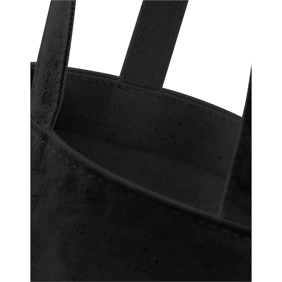 image 1 of Westford Mill Cotton Bottle Bag - Black - One Size