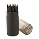 image 2 of MidOcean Blocky Coloured Pencil (Pack of 12) - Black - One Size Black