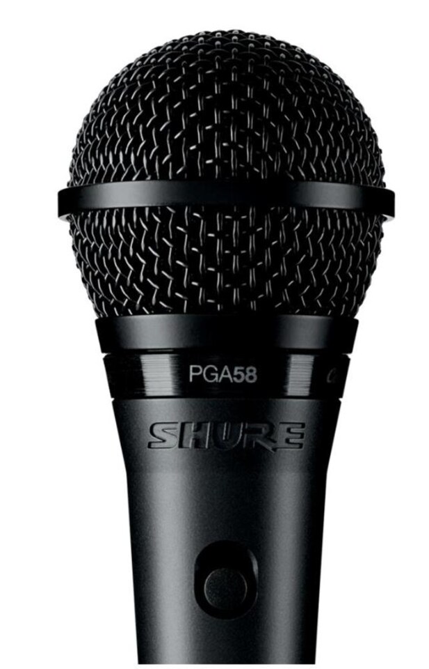 image 1 of SHURE - Cardioid Dynamic Vocal Microphone on Tripod with Accessories