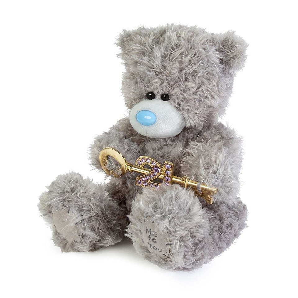 image 1 of Me to You Cute Plush 21st Birthday 19cm High Presented On Premium Gift Plinth Signature Collection
