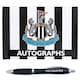 image 1 of Newcastle United FC Autograph Book & Pen - Black/White - One Size