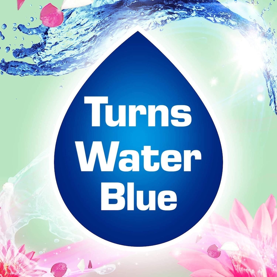 image 1 of Bloo Colour Active Toilet Rim Block Fresh Flowers Anti-Limescale 3 x 50g, 5 Packs | Multi | 5 Pack | 5