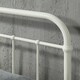 image 4 of Tewin Vintage Hospital Style White Metal Bed Frame (Single)