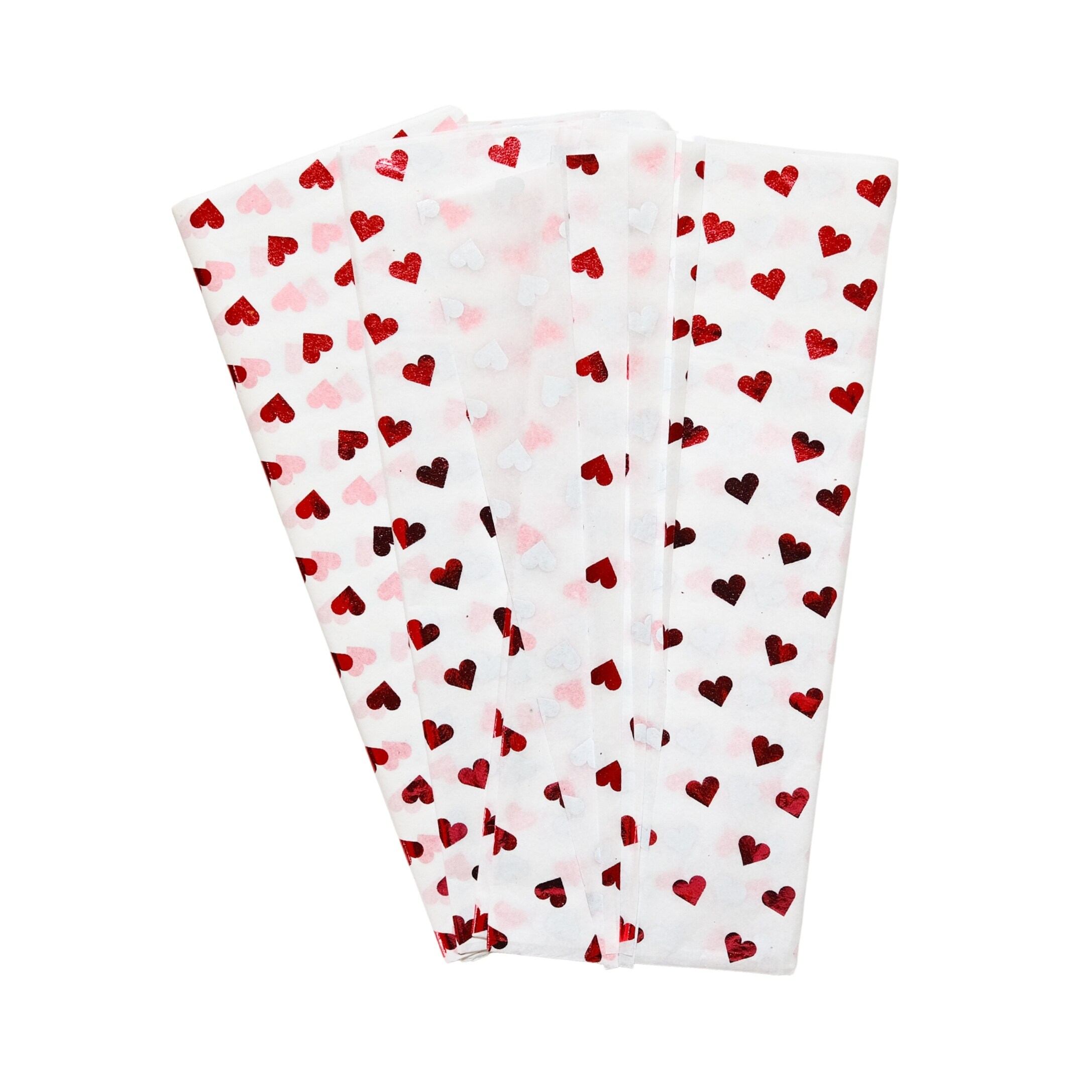 Glick Four Sheets Of Hearts Tissue Paper, Each Sheet 750mm - View #7