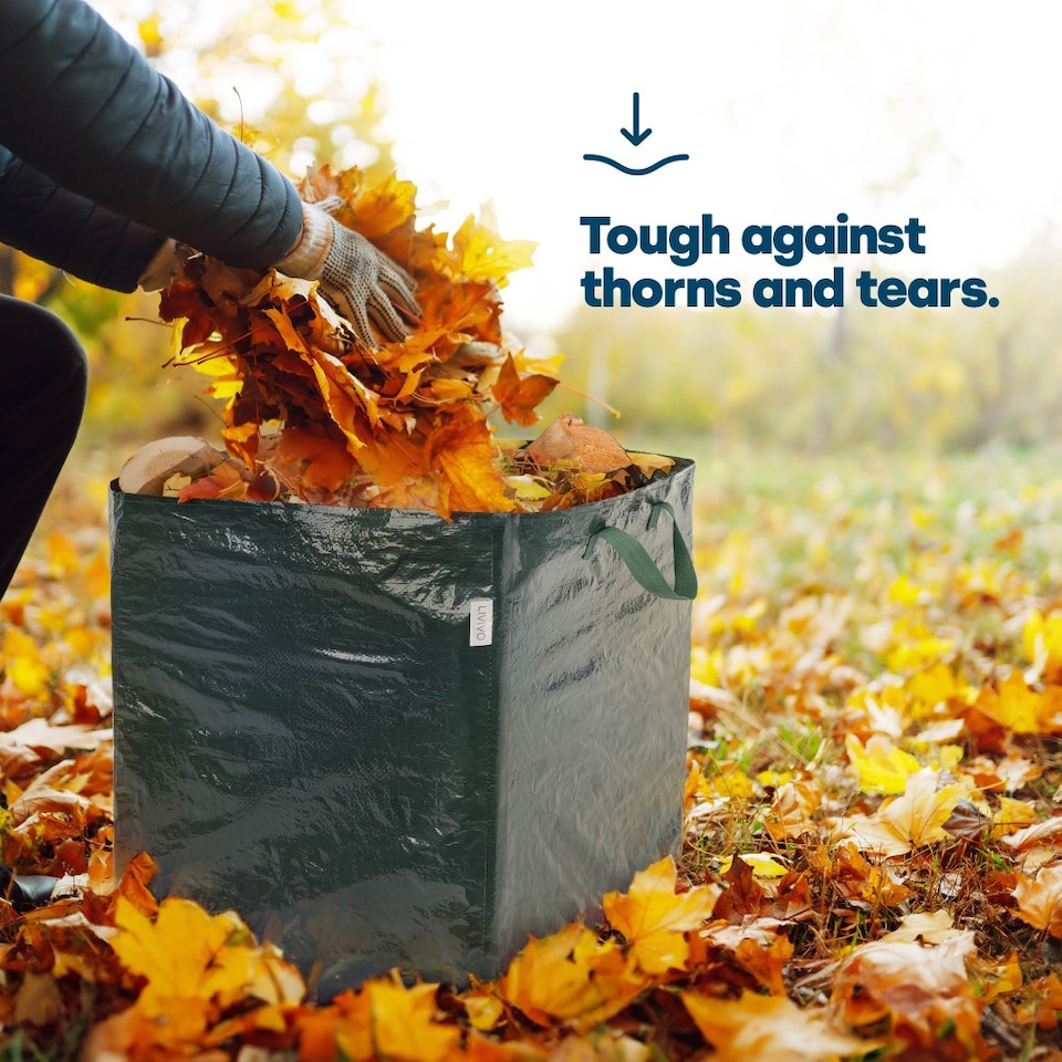 image 1 of 2pc Reusable 82L Garden Waste Bags
