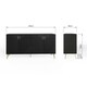 image 9 of Frank Olsen Ava Sideboard Black | Black