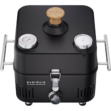 Everdure by Heston Blumenthal CUBE PROFLAME 360 Portable Gas BBQ with Roasting Hood