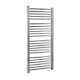 image 1 of Heated Vertical Towel Rail Curved Rails 1126 BTU Chrome 1100x 500mm | Silver | Chrome | 1