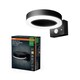 image 2 of OSRAM Solar Wall Light Black Stainless Steel IP44 Black