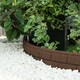 image 7 of Recycled Rubber Garden Lawn Edging Ultra Curve Bricks - Brown - Pack of 1