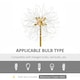 image 6 of HOMCOM Modern Floor Lamp with Dandelion-like Lampshade for Bedroom