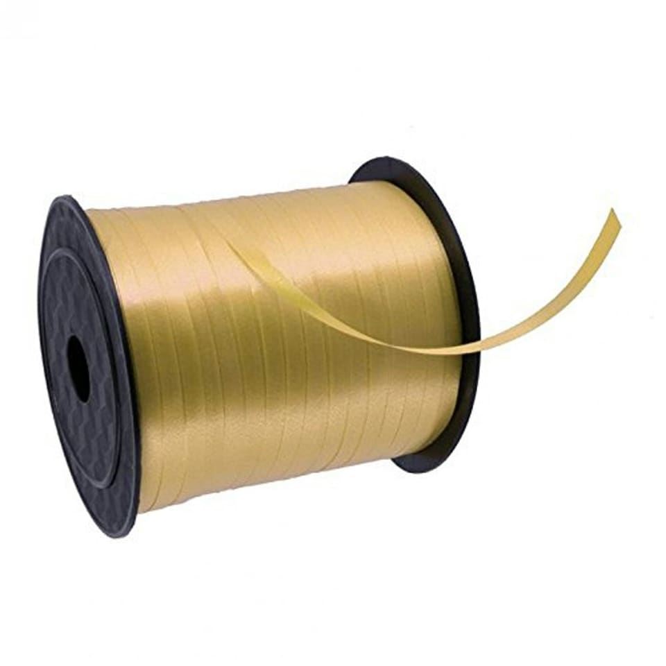 image 1 of Unique Party Metallic Curling Ribbon - Gold - 500yard