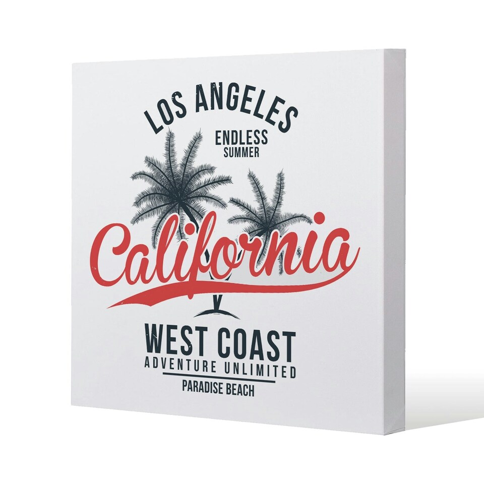 image 1 of Cali West Coast (Canvas Print) 114 x 114 x 4cm