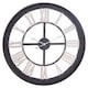 image 2 of Hill Interiors Skeleton Wall Clock - Black/White - One Size