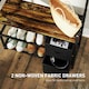 image 4 of HOMCOM Coat Rack with Drawer, Hall Tree with Coat Stand, Rustic Brown