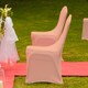 image 10 of Chair Cover Spandex Polyester Stretch Fabric Dining Slipcovers - 10pcs