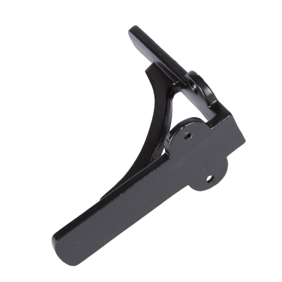 image 1 of Hammer & Tongs Curved Iron Shelf Bracket - D100mm - Black