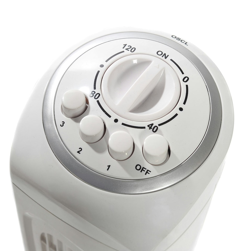 image 1 of Igenix DF0030 Tower Fan, Oscillating, 2 Hour Timer, 30 Inch, White