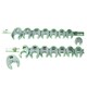 image 3 of 3/8" Drive Imperial AF + Metric Crowfoot Crowfeet 3/8" - 7/8" 10 - 22mm 16pc