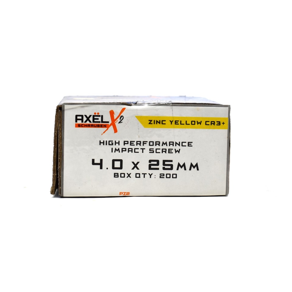 image 1 of Axel High Performance Woodscrews (Dia) 4.0mm (L) 25mm - Box of 200