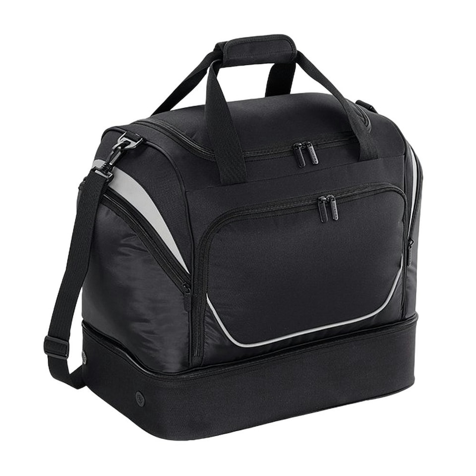 image 1 of Quadra Pro Team Hardbase Holdall - Black/Light Grey - One Size