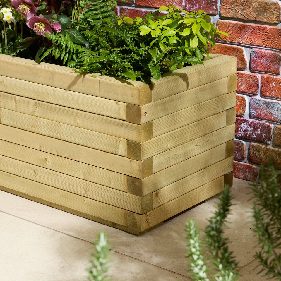 image 1 of Rowlinson Premier Patio Trough Planter 2m