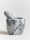 image 4 of Salerno Grey Marble Tapered Mortar and Pestle