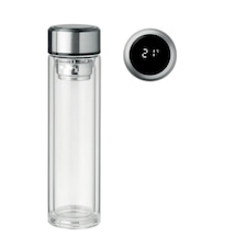 MidOcean Pole Glass Thermometer  Water Bottle - Transparent - One Size Clear | One Size