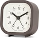 image 1 of Acctim Robyn Mini Bedside Alarm Clock | Grey | Grey