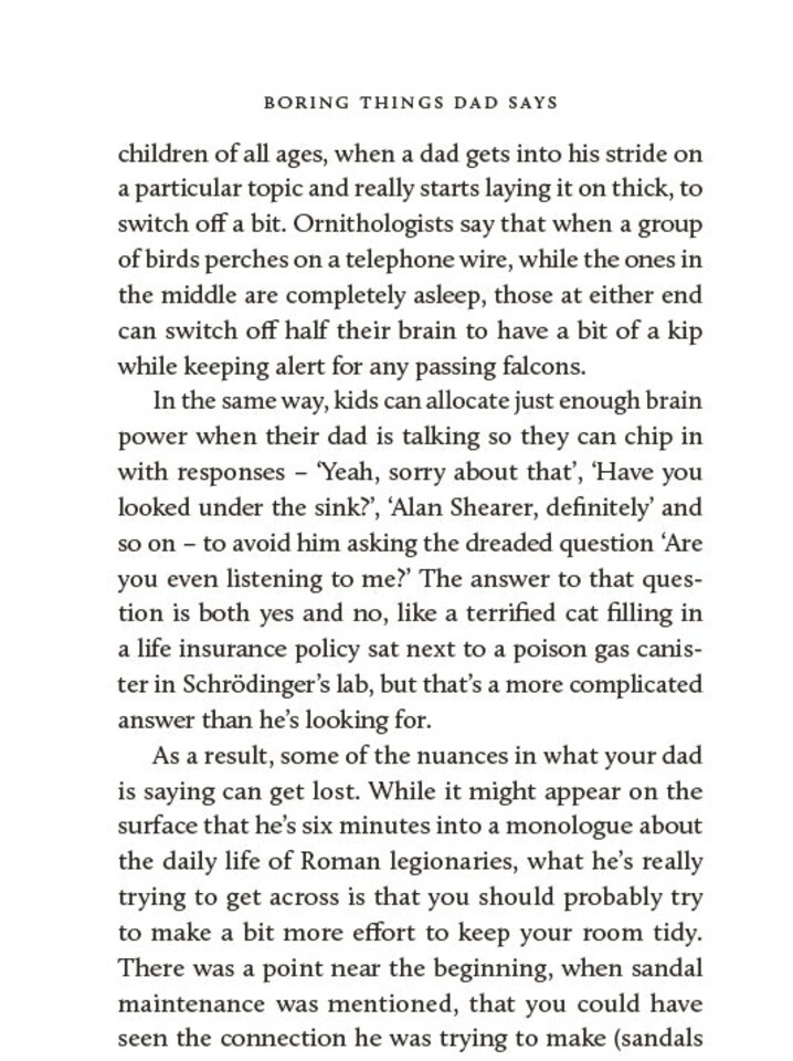 image 1 of Boring Things Dad Says