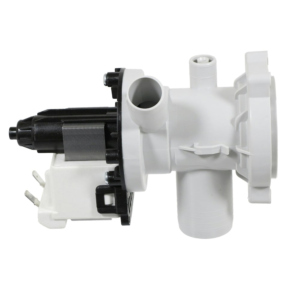 image 1 of SPARES2GO Drain Pump for Caple Washing Machine WDI3300 WDI3301 WMI3000 WMI3001 WMI3005