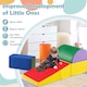 image 7 of COSTWAY 5 Pieces Kids Climb and Crawl Foam Play Set Children's Educational Software
