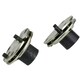 image 3 of 2 + 3 Pin Adjustable Brake Wind Back Adaptors 3/8" Drive Audi VAG VW Volvo