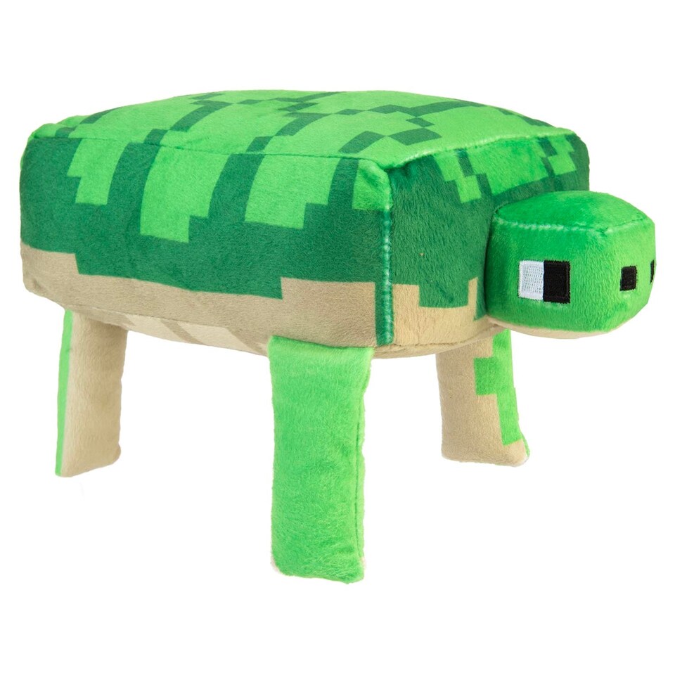PMS Minecraft Turtle Soft Toy Green - 28cm x 15cm