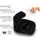 image 3 of Lynmark® Potty Training Car Seat Protector Cover for Spills, Nappy Leaks, and Accidents Black | 1 pack
