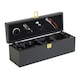 image 1 of Wine Bottle Gift Box Presentation Case & 4pc Accessories Set